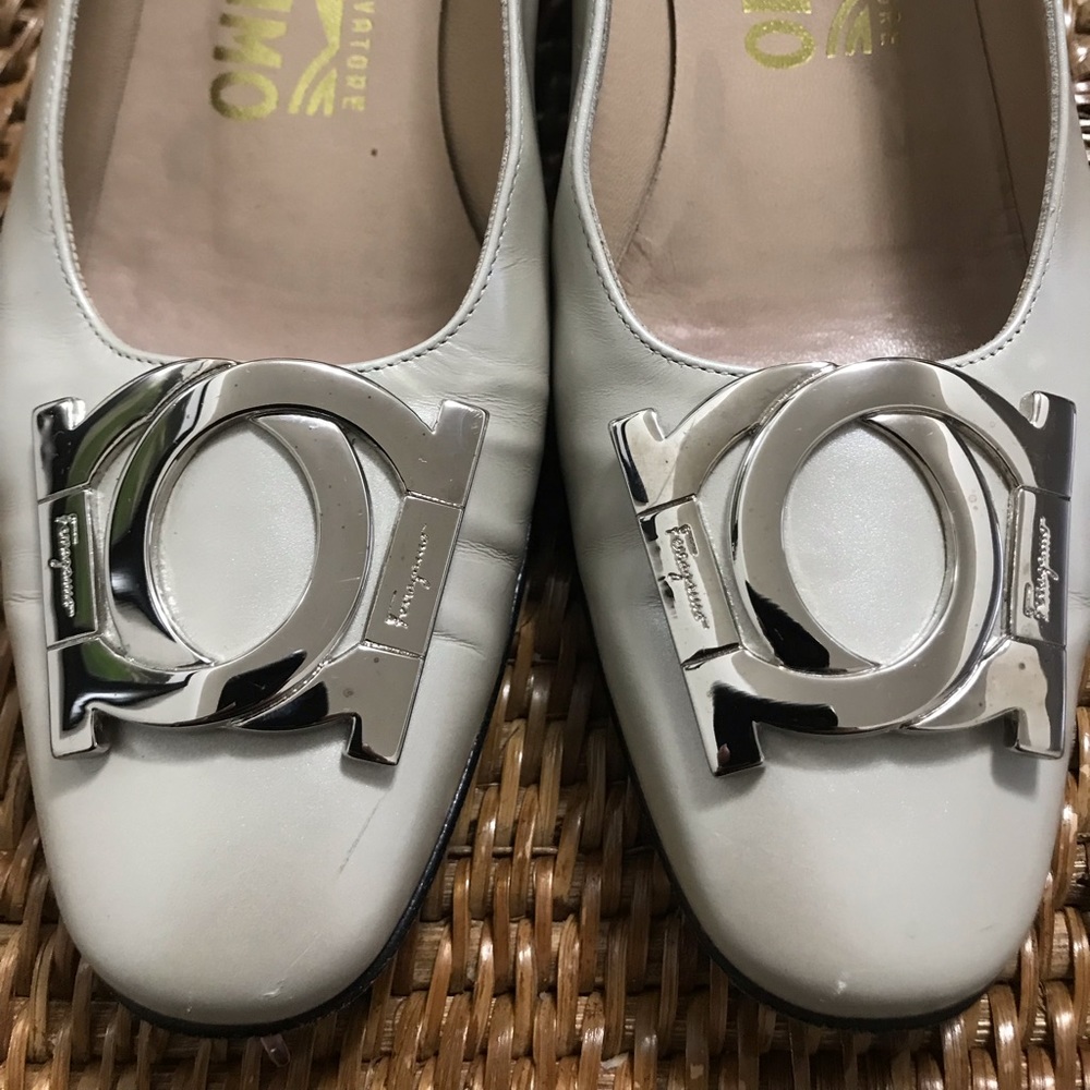 Salvatore Ferragamo Champagne Color shoes